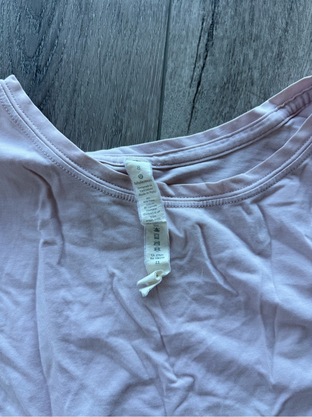 Light Pink Lululemon tank